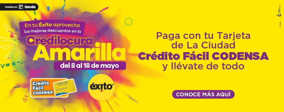Credilocura Éxito Válido del 08 al 18 de mayo de 2025